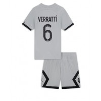 Dres Paris Saint-Germain Marco Verratti #6 Gostujuci za djecu 2022-23 Kratak Rukav (+ kratke hlače)